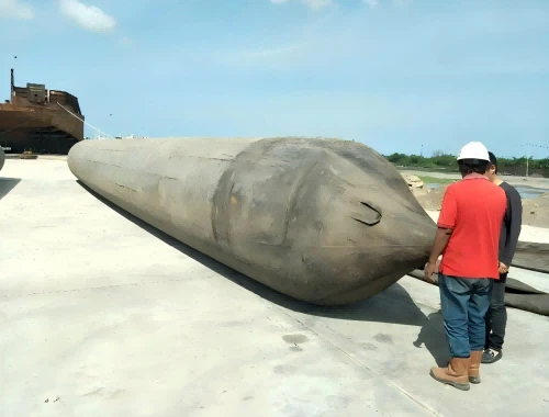 Natural Rubber Ship Lifting Airbag Marine Salvage Airbags D2 X L12m